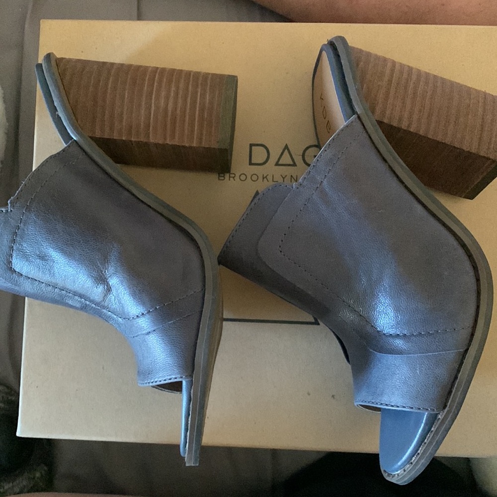 Kelsi Dagger Brooklyn “Bowery” Denim Mules - Picture 2 of 11